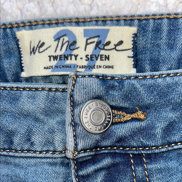 We The Free Light Blue Wide Leg Jeans - Picture 8 of 13